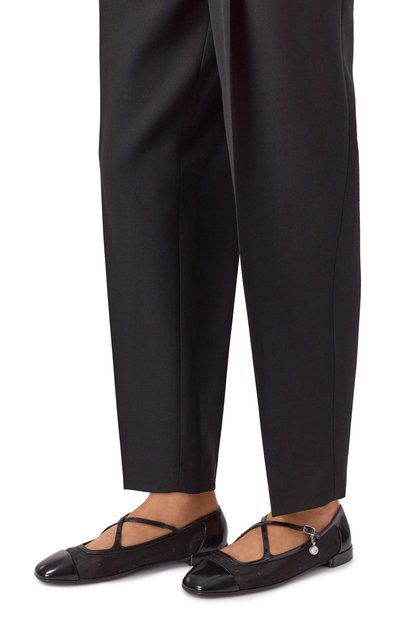 Комбинированные балетки eleri JIMMY CHOO, арт. ELERIBALLERINARIQ, фото 2