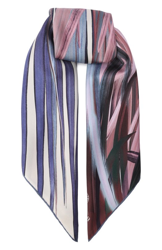 Шелковый платок Elie Saab 710009236 Фиолетовый 710009236