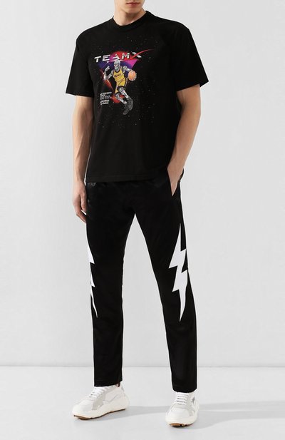 Хлопковая футболка  JUST DON, арт. TSRR_BLK, фото 2