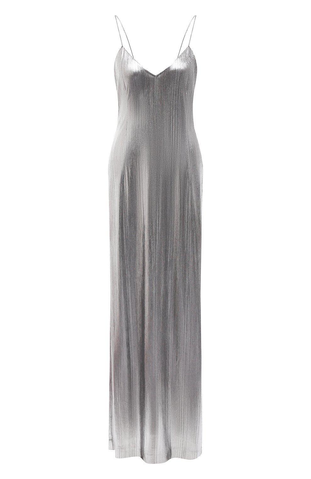 Платье VETEMENTS серебряного цвета по цене 109000 руб., арт. WAH21DR901 2607/SILVER, фото 1 Платье VETEMENTS, арт. WAH21DR901 2607/SILVER, фото 1