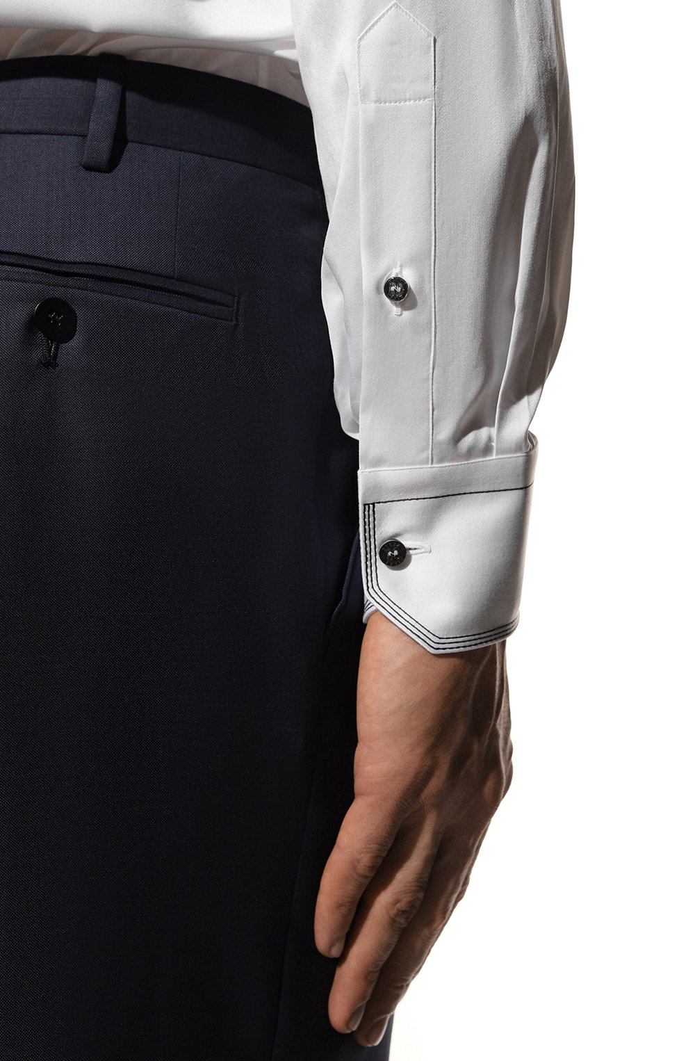 Хлопковая сорочка ZILLI, арт. MFY-4230-8380/0024, фото 6