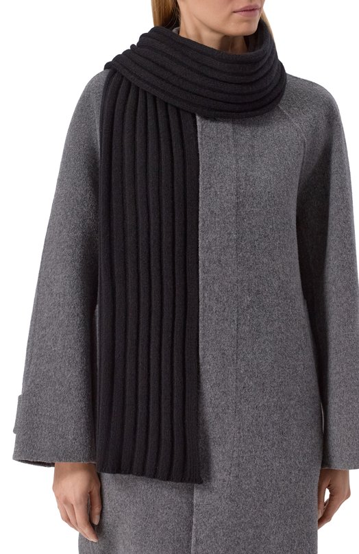 Шарф Izyumka из кашемира и шерсти Canoe 4504310 Чёрный  4504310 Фото 2