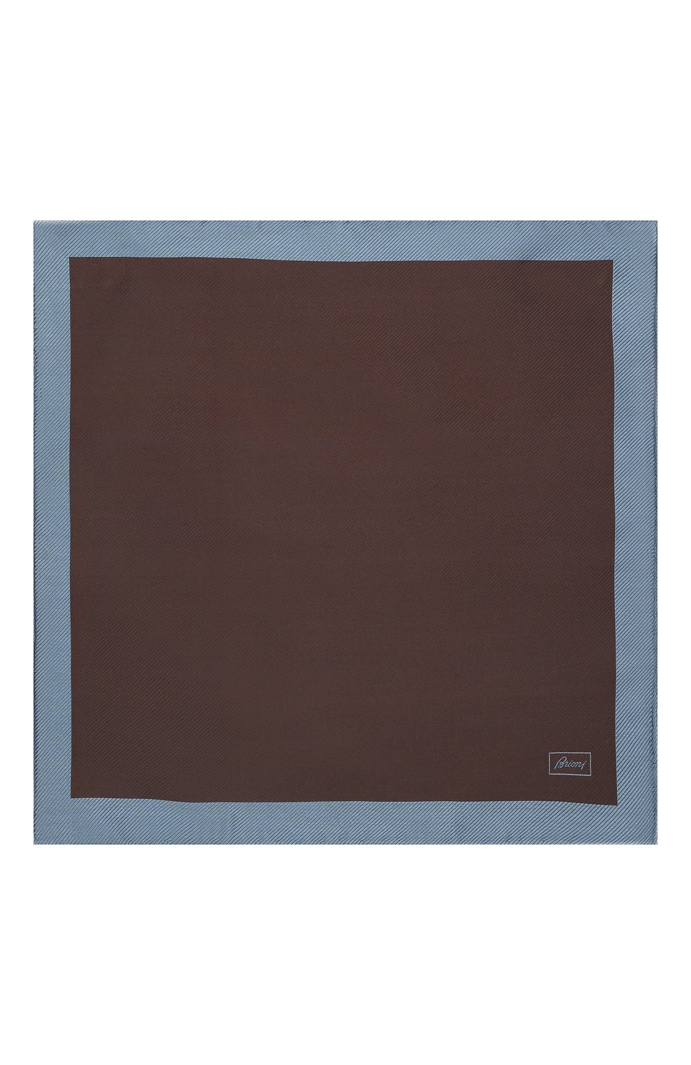 Шелковый платок BRIONI темно-коричневого цвета по цене 21400 руб., арт. 071000/01447, фото 3 Шелковый платок BRIONI, арт. 071000/01447, фото 3