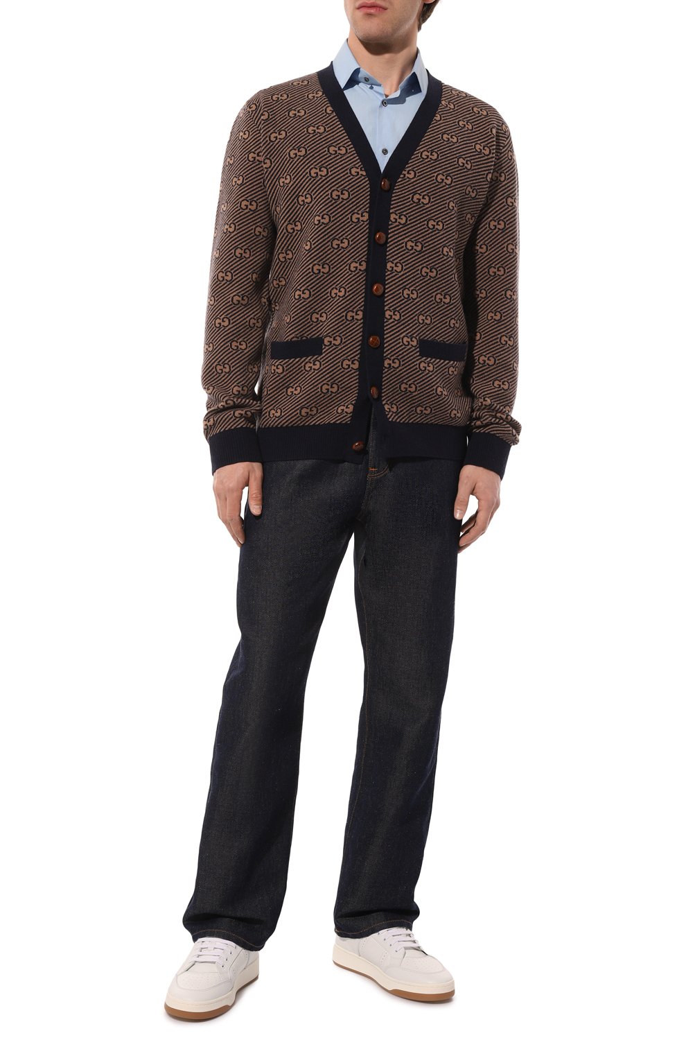 Кардиган из шерсти и кашемира GUCCI, арт. 630412 XKBFZ, фото 2