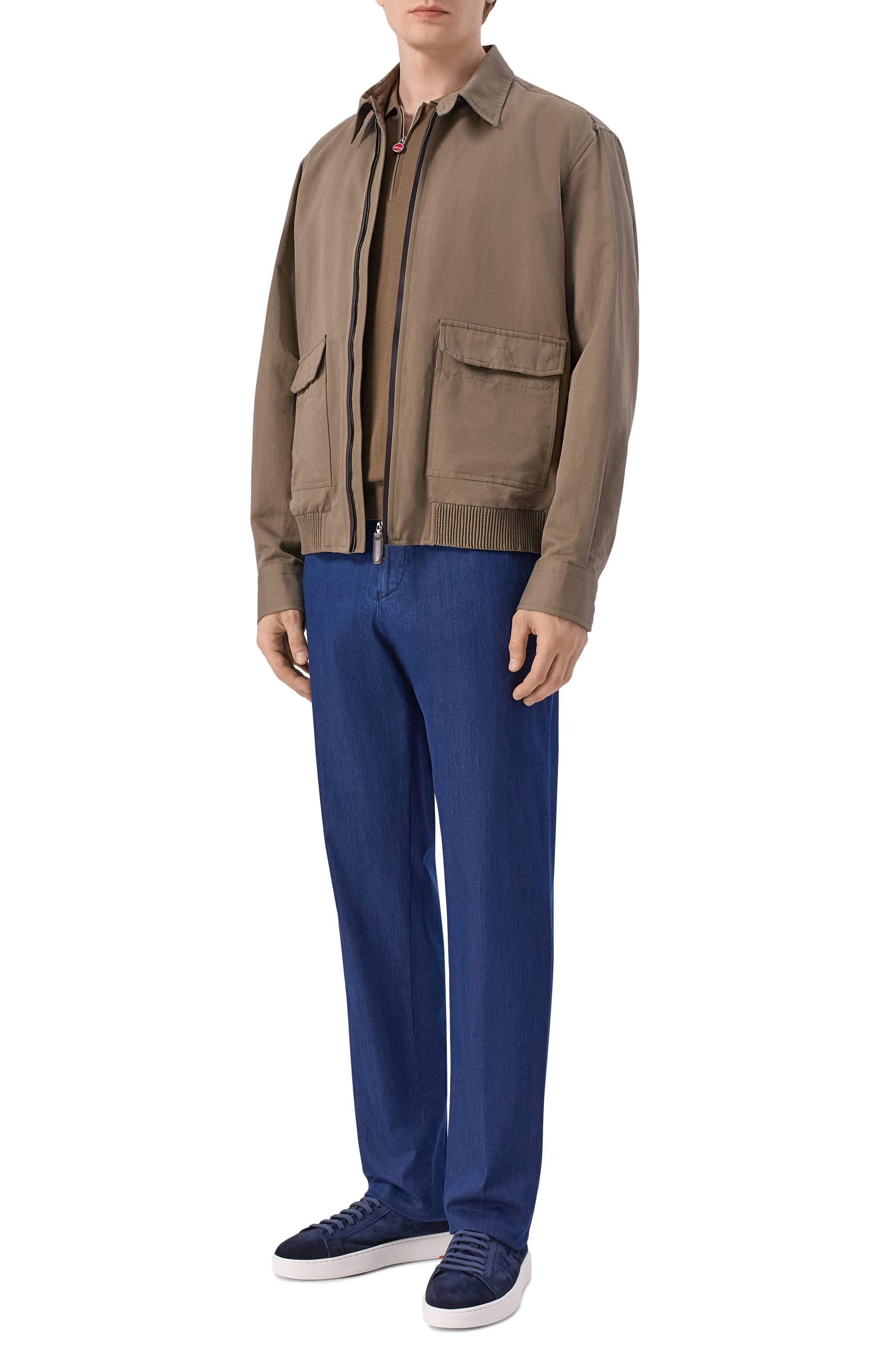 Джинсы KITON темно-синего цвета по цене 161000 руб., арт. UPLACK0622H, фото 2 Джинсы KITON, арт. UPLACK0622H, фото 2