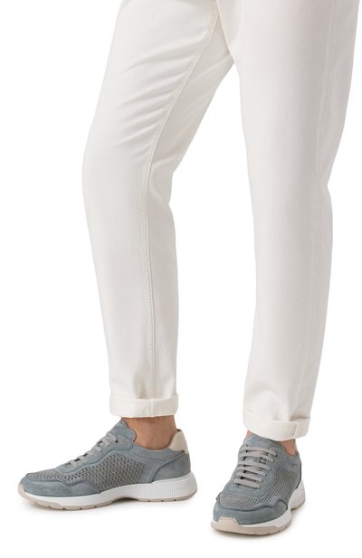 Замшевые кроссовки ZILLI, арт. H0199AM1194VZEV06, фото 3