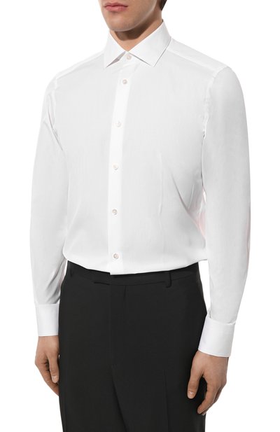 Хлопковая сорочка ZEGNA, арт. 9MS0MT-CT1063, фото 3