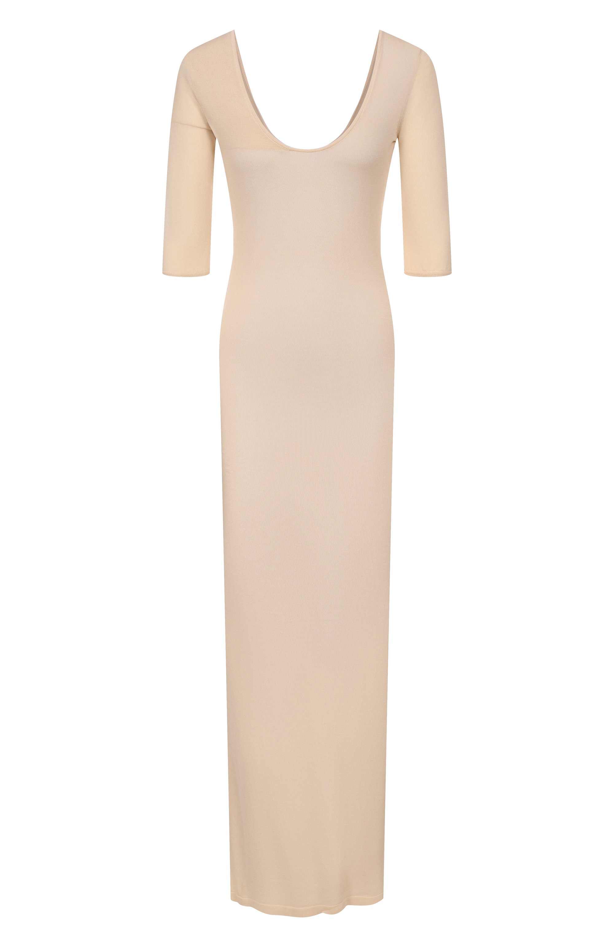 Платье AYA MUSE бежевого цвета по цене 96150 руб., арт. AMFW2505, фото 1 Платье AYA MUSE, арт. AMFW2505, фото 1