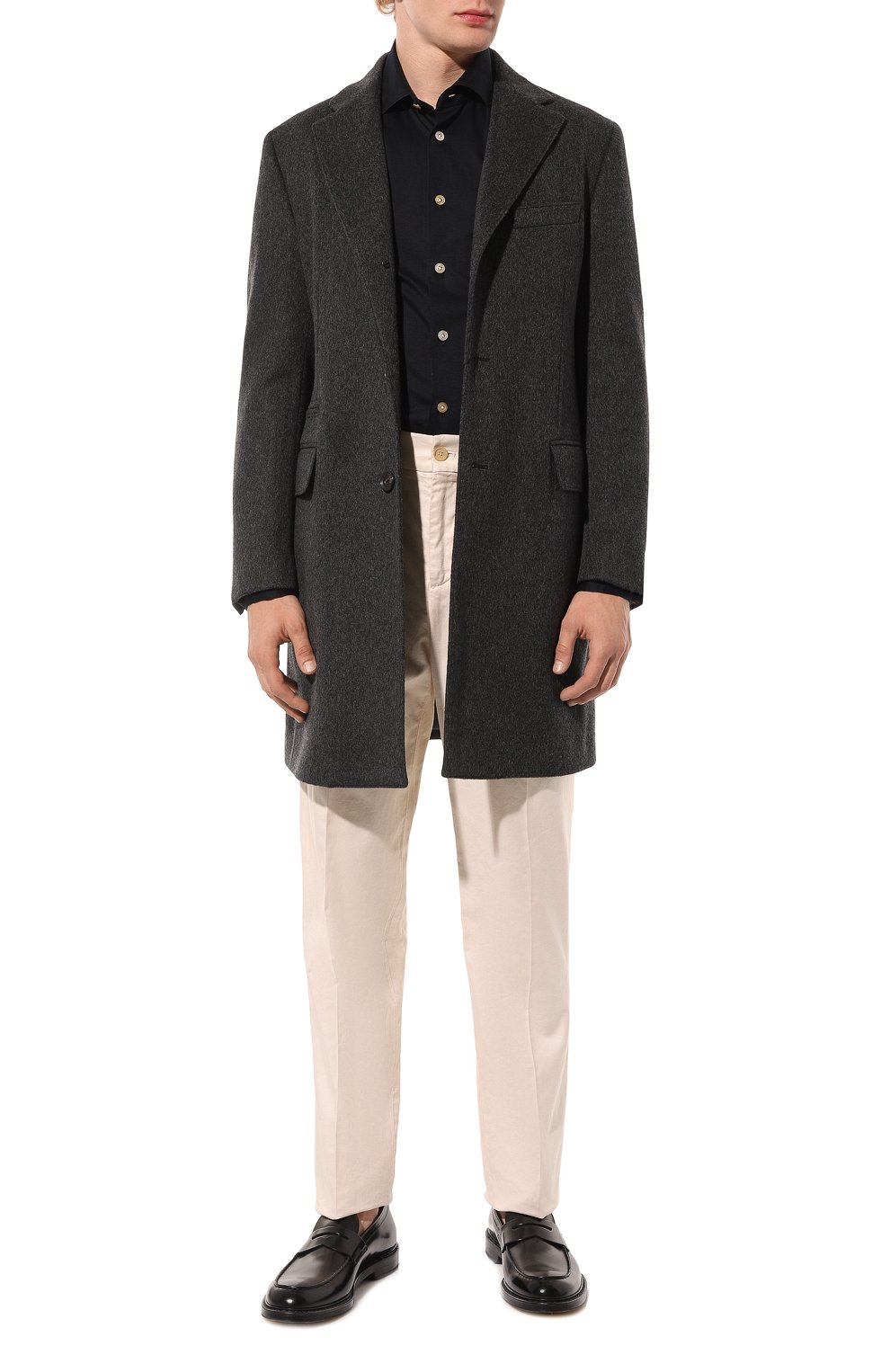 Хлопковая рубашка KITON, арт. UMCNERK06R4911, фото 2