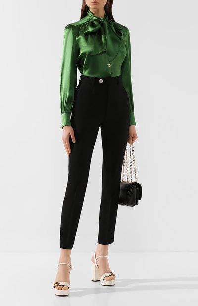 Блузка из смеси шелка и вискозы GUCCI, арт. 595160/ZIM67, фото 2