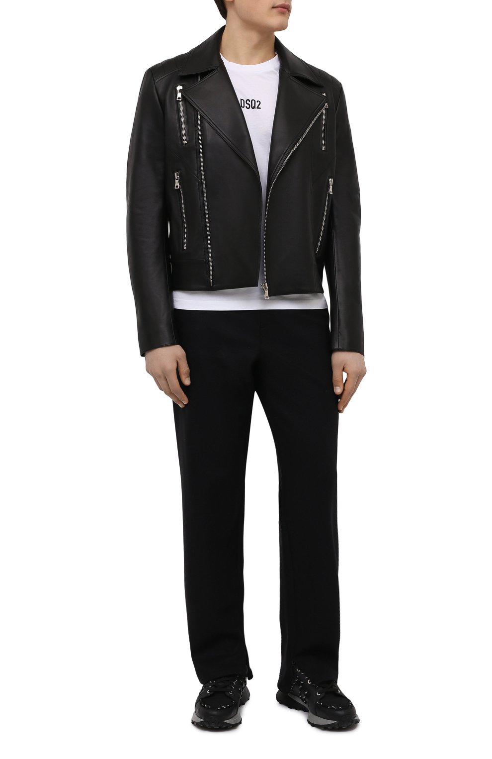 Кожаная куртка BALMAIN, арт. XH1TD170/LB24, фото 2