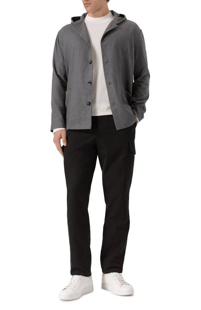 Мужская шерстяная куртка-рубашка KITON, арт. UMCLUCAK0124G02