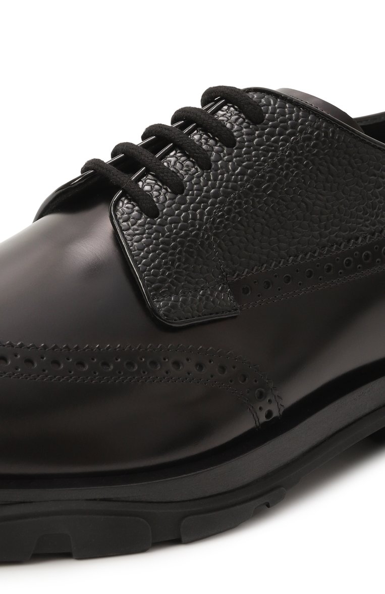 Кожаные дерби ALEXANDER MCQUEEN, арт. 750388WIDW1 1000, фото 7