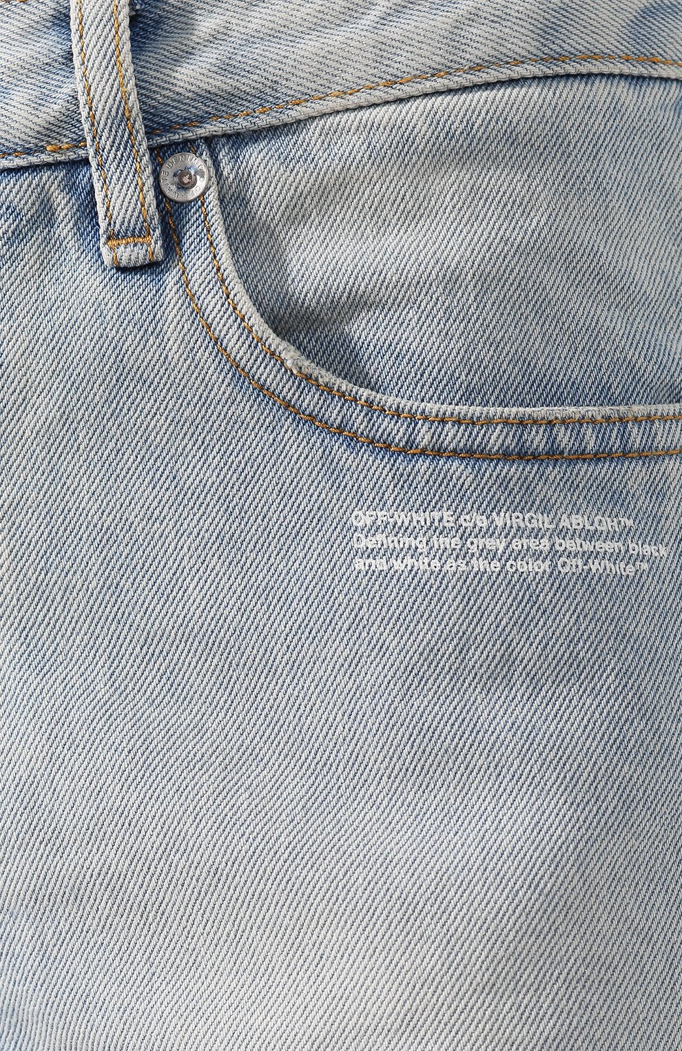 Джинсовые шорты OFF-WHITE, арт. 0WYC002R197730577100, фото 5