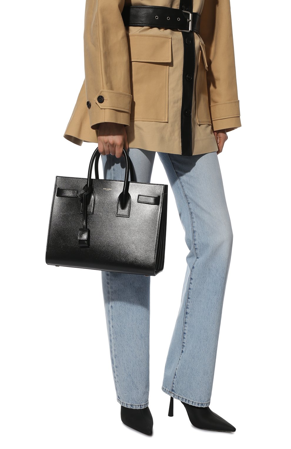 Сумка sac de jour small SAINT LAURENT, арт. 378299/02G9W, фото 2