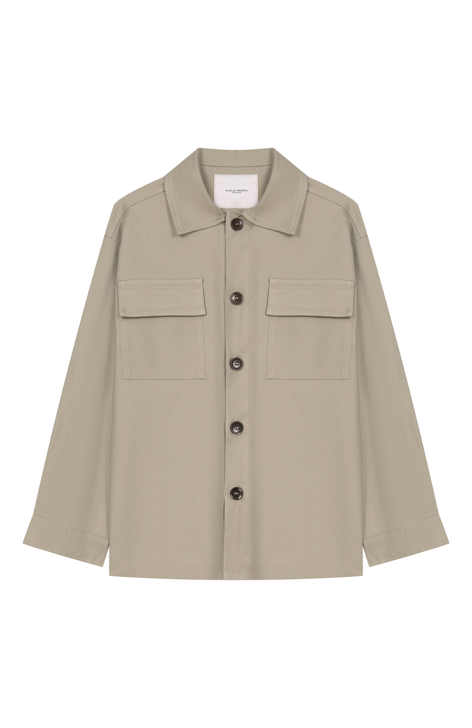 Куртка-рубашка из вискозы и льна PAOLO PECORA MILANO, арт. PP4186, фото 1