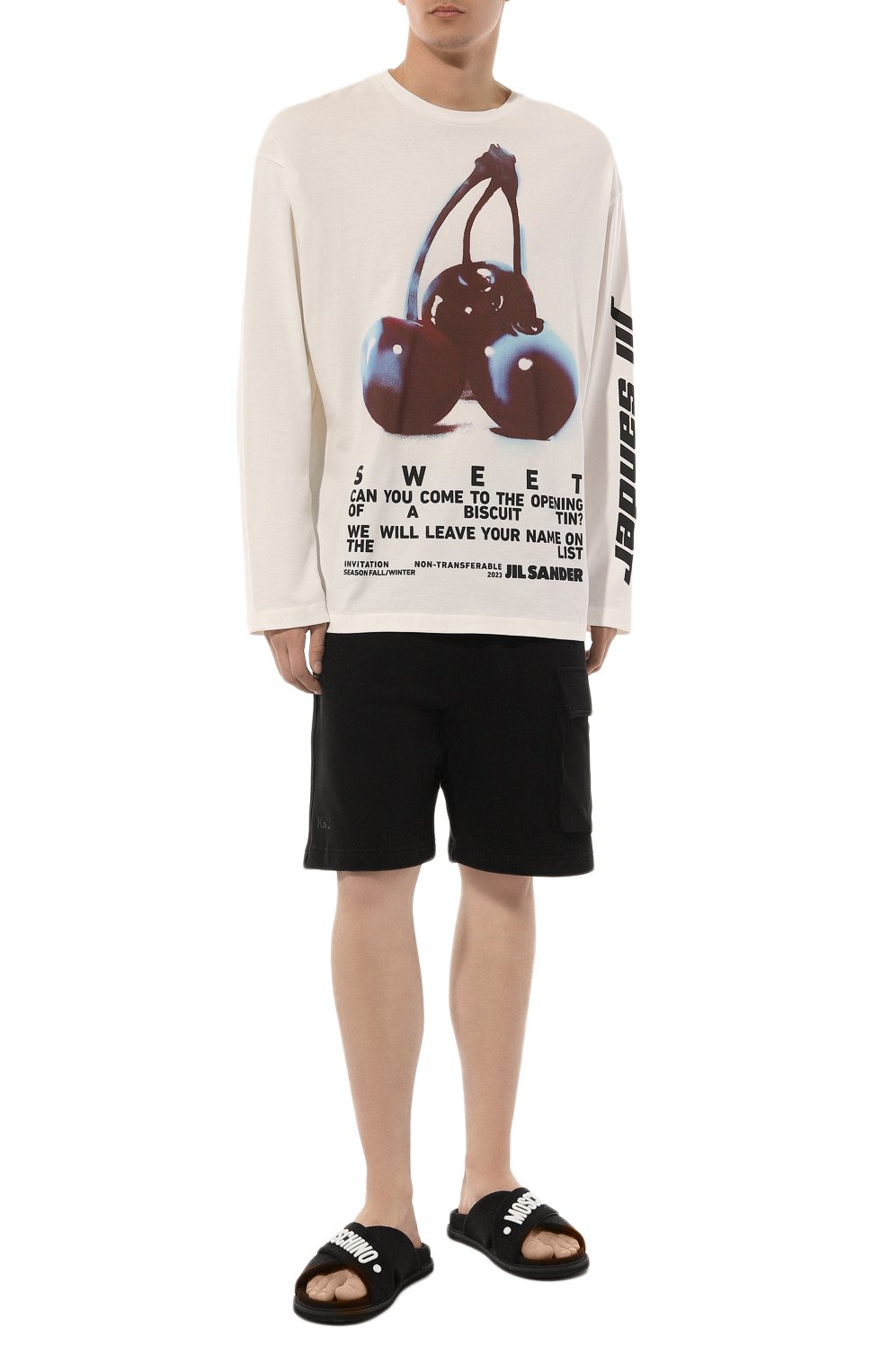 Текстильные шлепанцы MOSCHINO, арт. MB28333G0IGQ0, фото 2