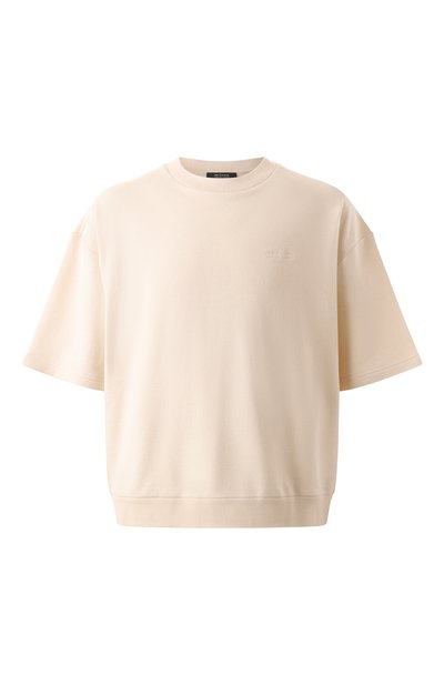 Мужская футболка из хлопка и шелка KNT, арт. UMM063108