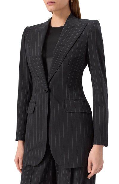 Шерстяной жакет DOLCE & GABBANA, арт. F29YLT/FRBDK, фото 3