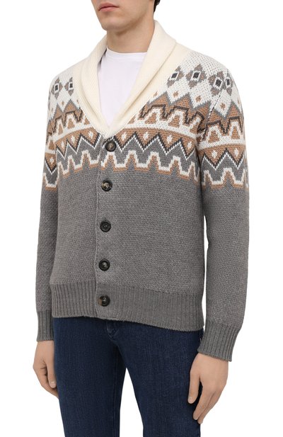 Шерстяной кардиган CANALI, арт. C0829/MK01269, фото 3