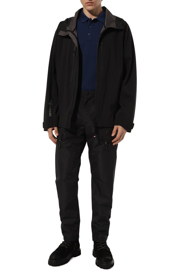 Мужская куртка fuyens MONCLER GRENOBLE черного цвета, арт. 1A000-13-595TJ | Фото 2 (Материал подклада: Синтетический материал; Длина (верхняя одежда): До середины бедра; Материал внешний: Синтетический материал; Рукава: Длинные; Кросс-КТ: Ветровки, другое; Стили: Кэжуэл)