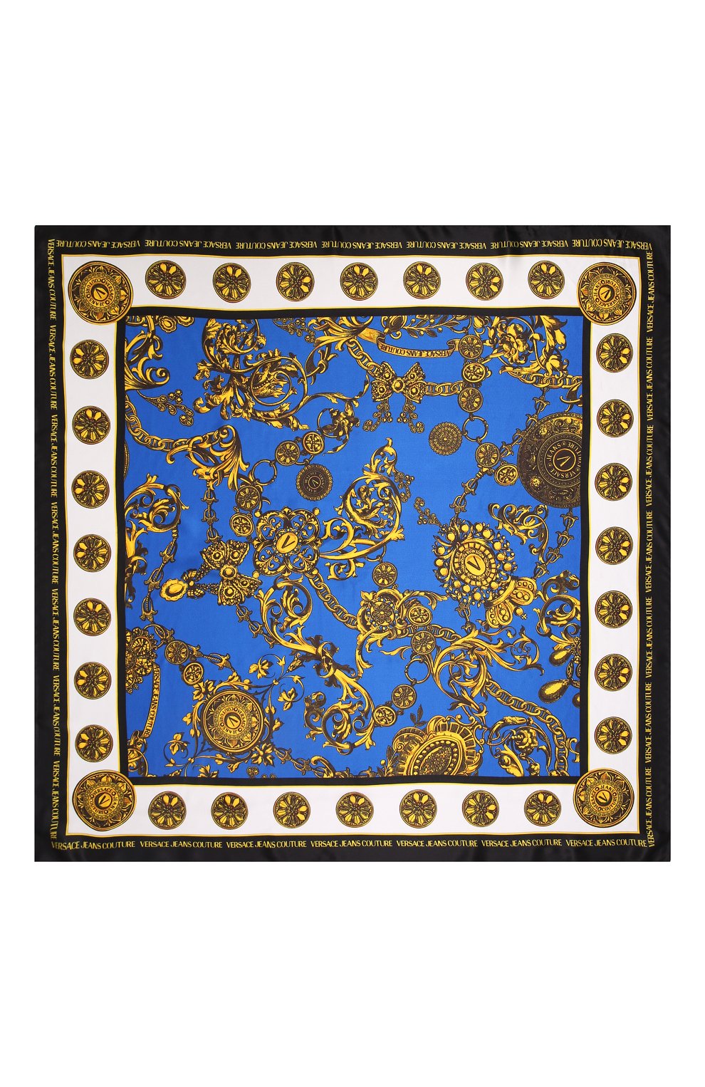 Шелковый платок VERSACE JEANS COUTURE, арт. 71HA7H02-F0ULARD SATIN REGALIA/ZG005, фото 4
