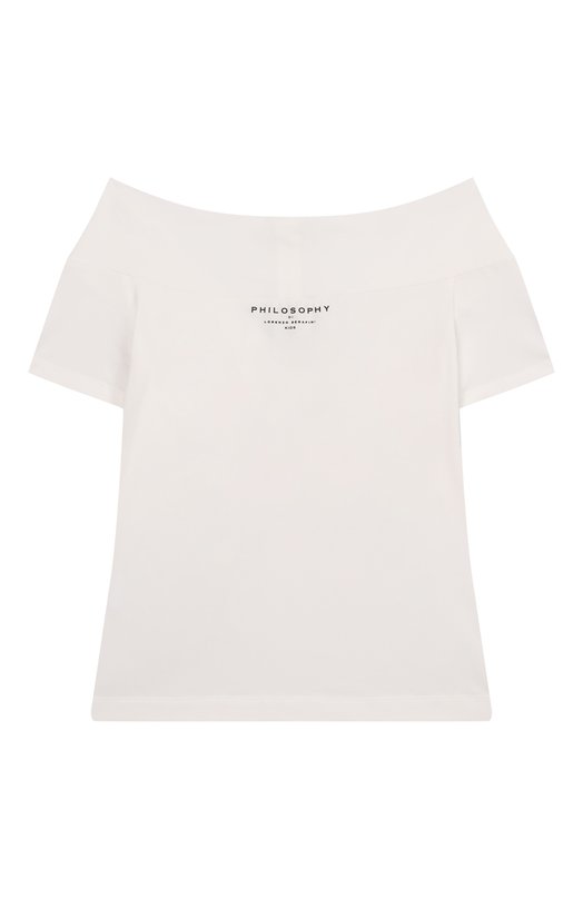 Хлопковая футболка Philosophy di Lorenzo Serafini Kids 2