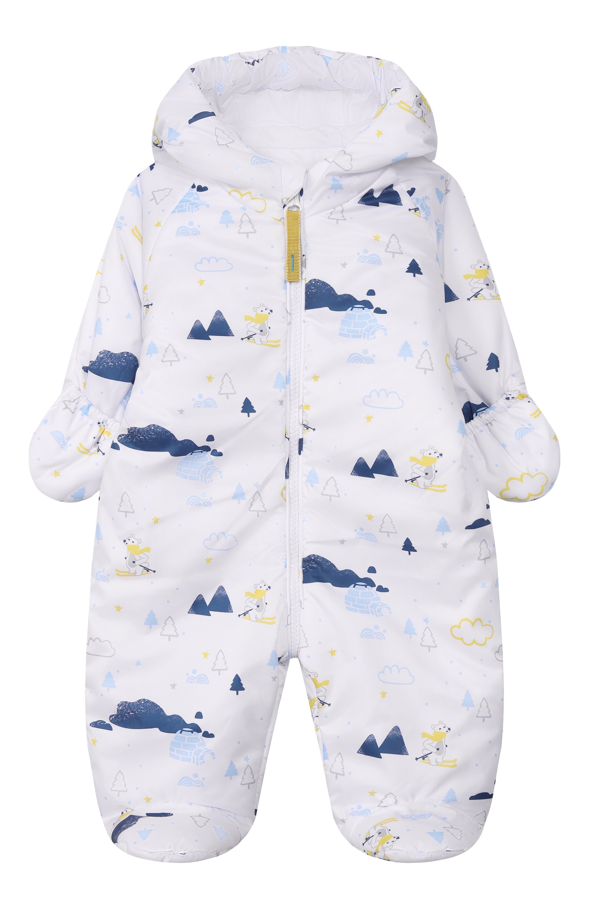 Пуховый комплект на выписку северный мишка CHEPE, арт. 391015, фото 2