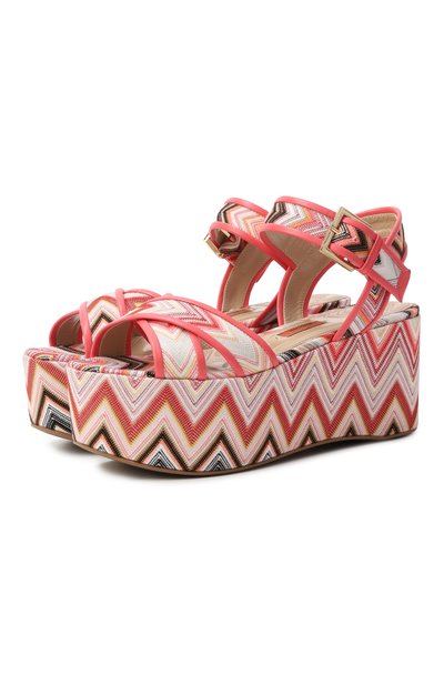 Женские текстильные босоножки MISSONI, арт. MWF038