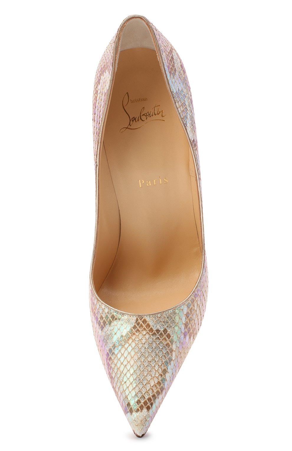 Кожаные туфли so kate 120  CHRISTIAN LOUBOUTIN, арт. so kate 120 python sirene, фото 5