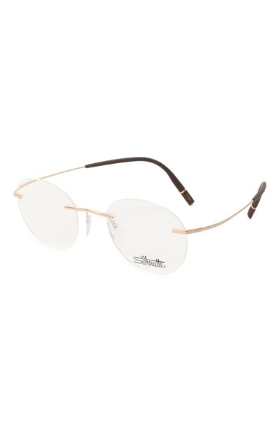 Оправа SILHOUETTE золотого цвета по цене 28900 руб., арт. 5541/7520, фото 1 Оправа SILHOUETTE, арт. 5541/7520, фото 1
