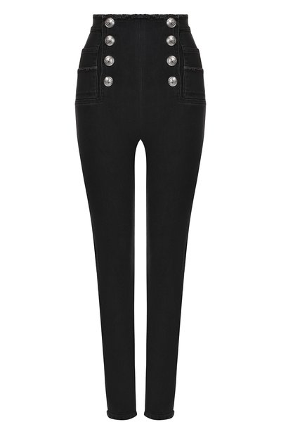 Джинсы с завышенной талией BALMAIN, арт. RF15307/D027, фото 1