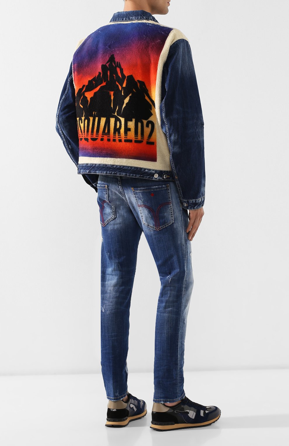 Комбинированная куртка DSQUARED2, арт. S74AM0931/S30309, фото 2