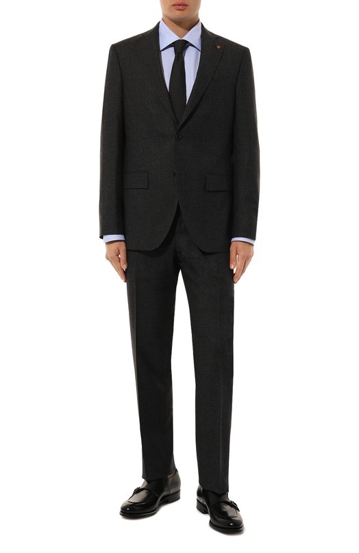 Кожаные монки Rubeus Milano Чёрный, фото 2