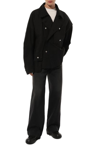 Кожаные кеды RICK OWENS, арт. RU01D3893/LC0W2, фото 2