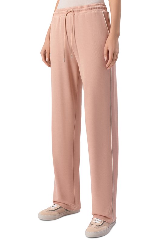 Брюки из шелка и хлопка MVST M26.2PW.T034/F088 D0NDI JERSEY Розовый  M26.2PW.T034/F088 D0NDI JERSEY Фото 3