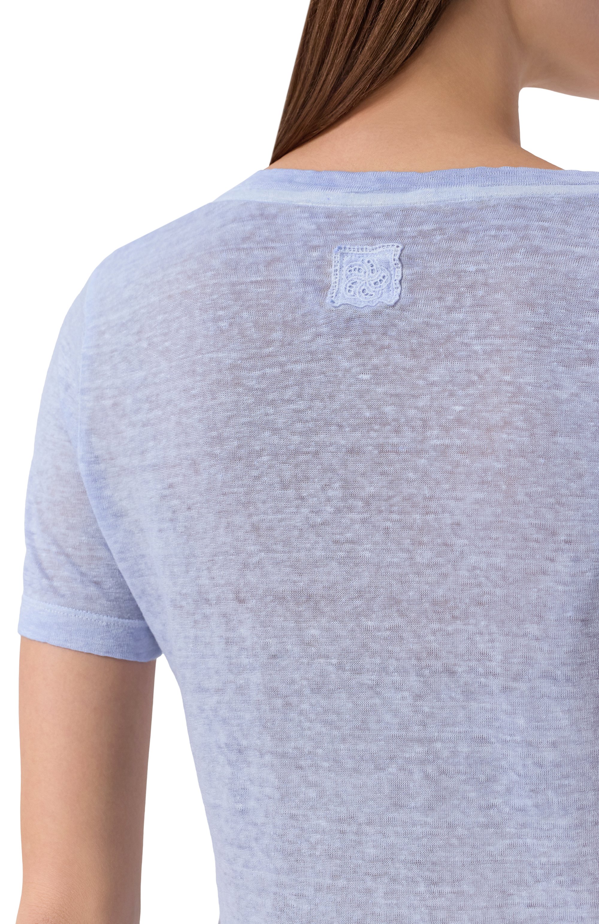 Льняная футболка 120% LINO, арт. 33ALIW7761/000B568, фото 5