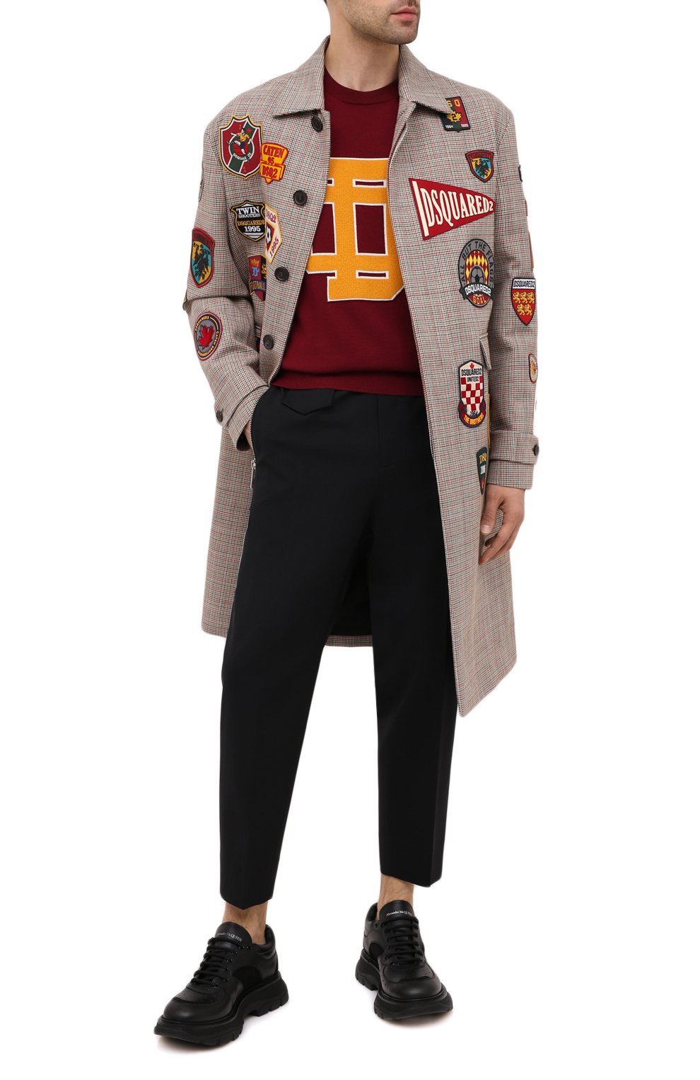 Хлопковое пальто DSQUARED2, арт. S74AA0219/S52993, фото 2