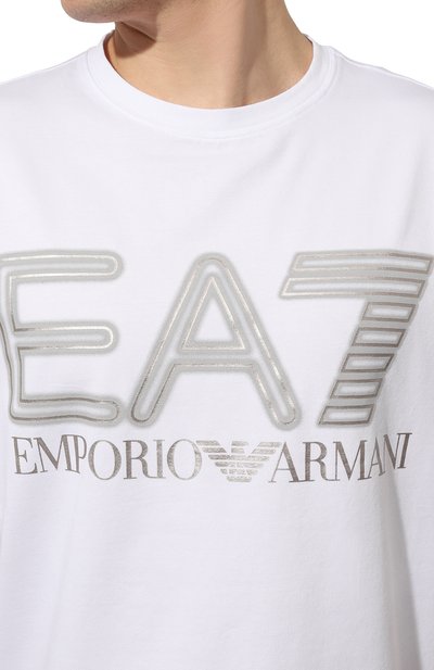 Хлопковая футболка EA7, арт. 3DPT37/PJMUZ, фото 5