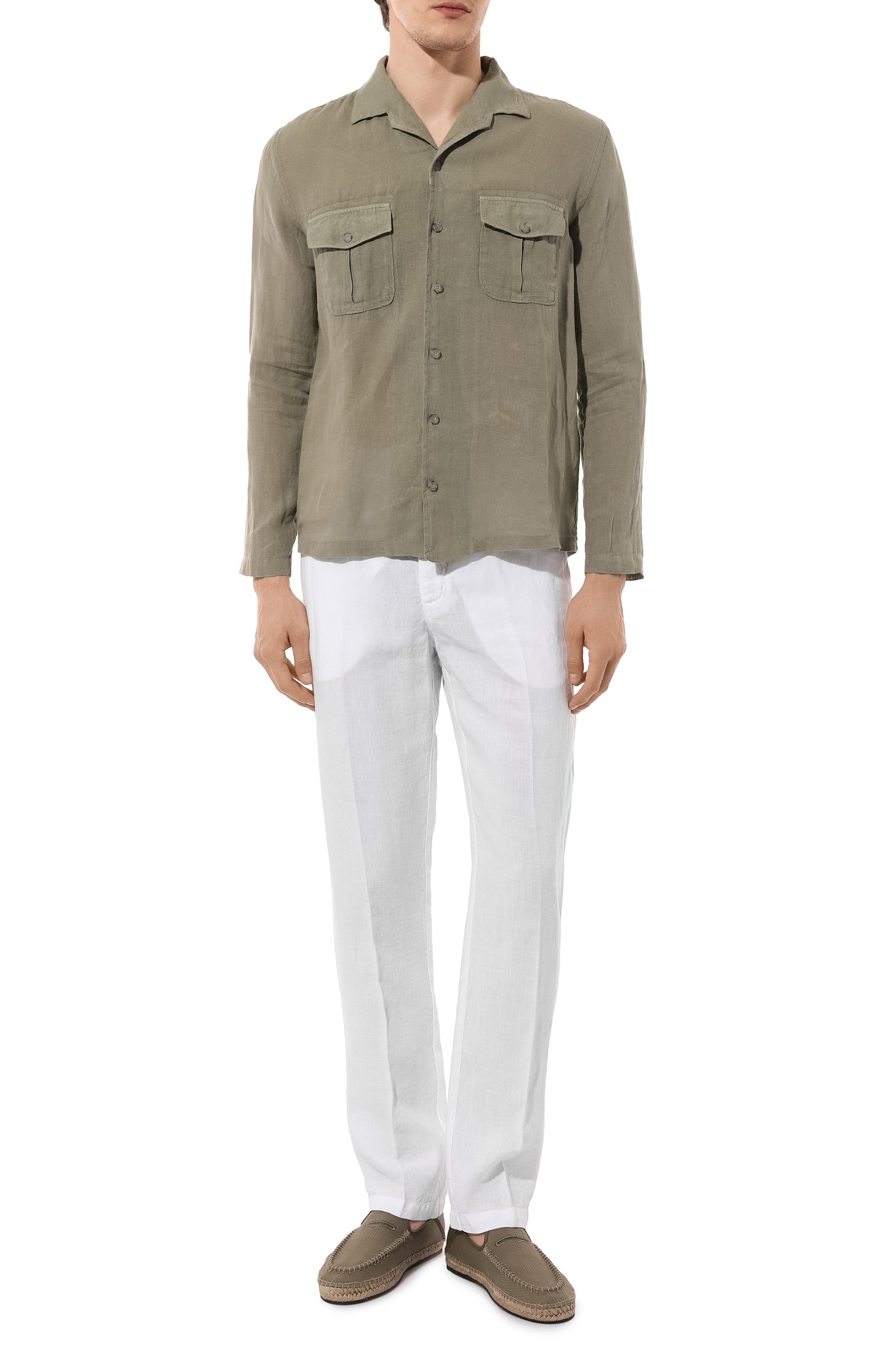 Льняные брюки 120% LINO, арт. 32ALIM299M/0253/S00, фото 2