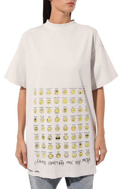 Хлопковая футболка BALENCIAGA, арт. 787349/TRVH7, фото 3