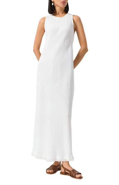 Платье из вискозы и льна ANTONELLI FIRENZE, арт. L6601N/935, фото 3