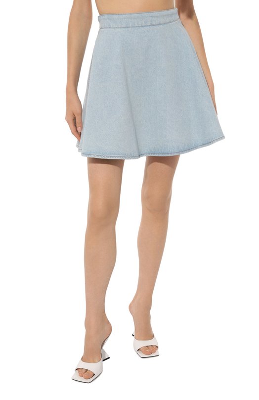 Джинсовая юбка Nina Ricci 24PDJU014 Голубой  24PDJU014 Фото 3