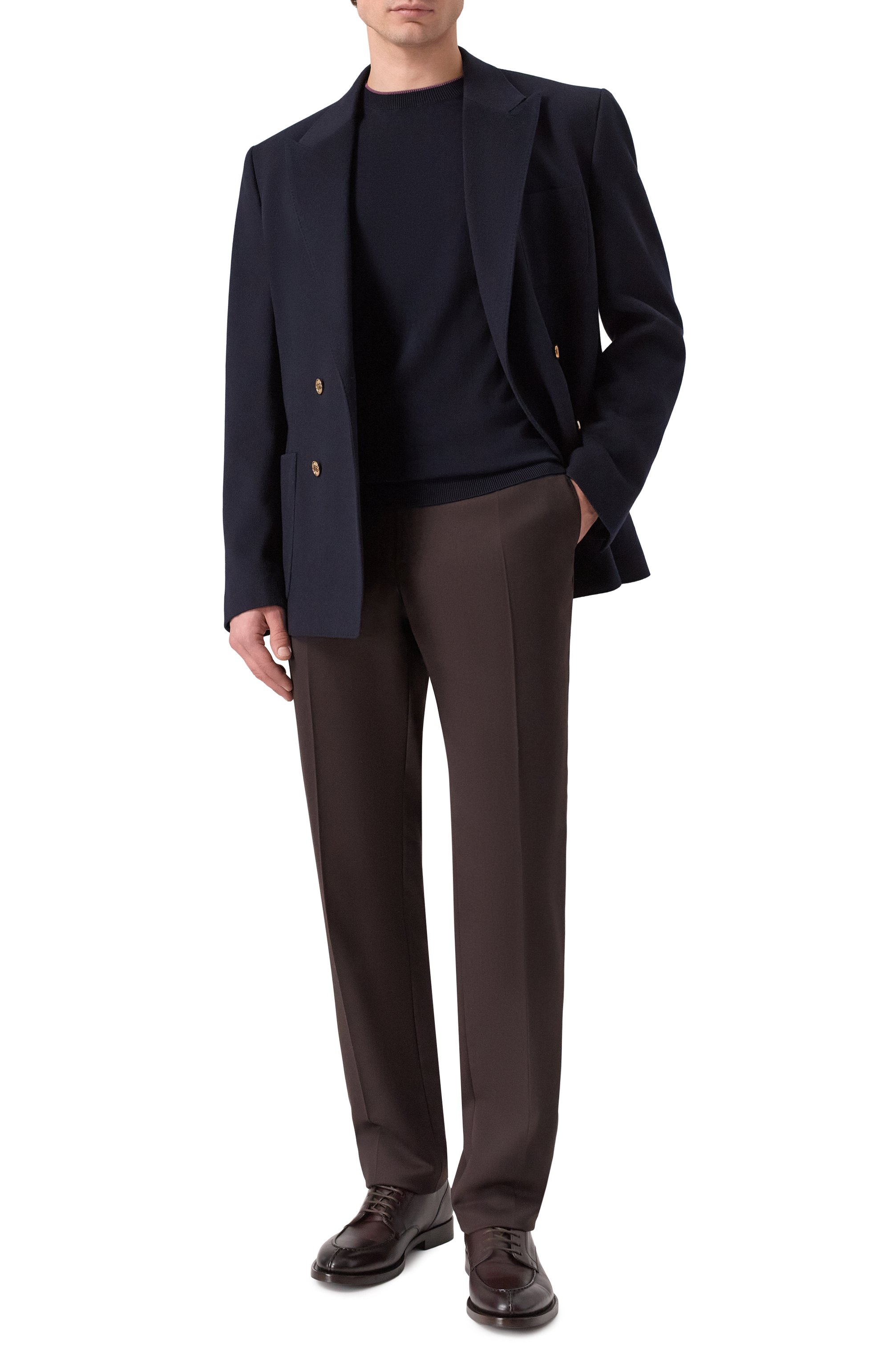 Джемпер из шелка и хлопка CORNELIANI, арт. 27M550/2725131, фото 2