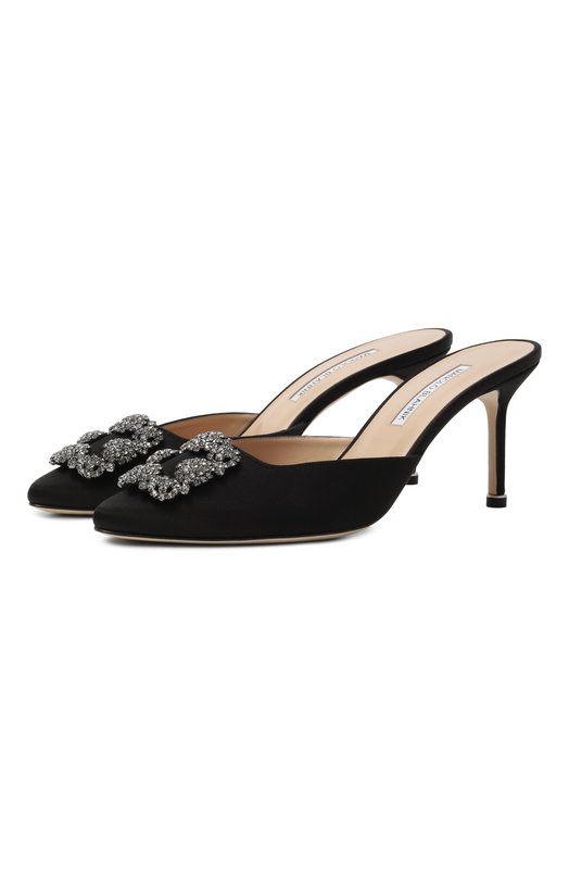 Текстильные мюли Hangisi Manolo Blahnik
