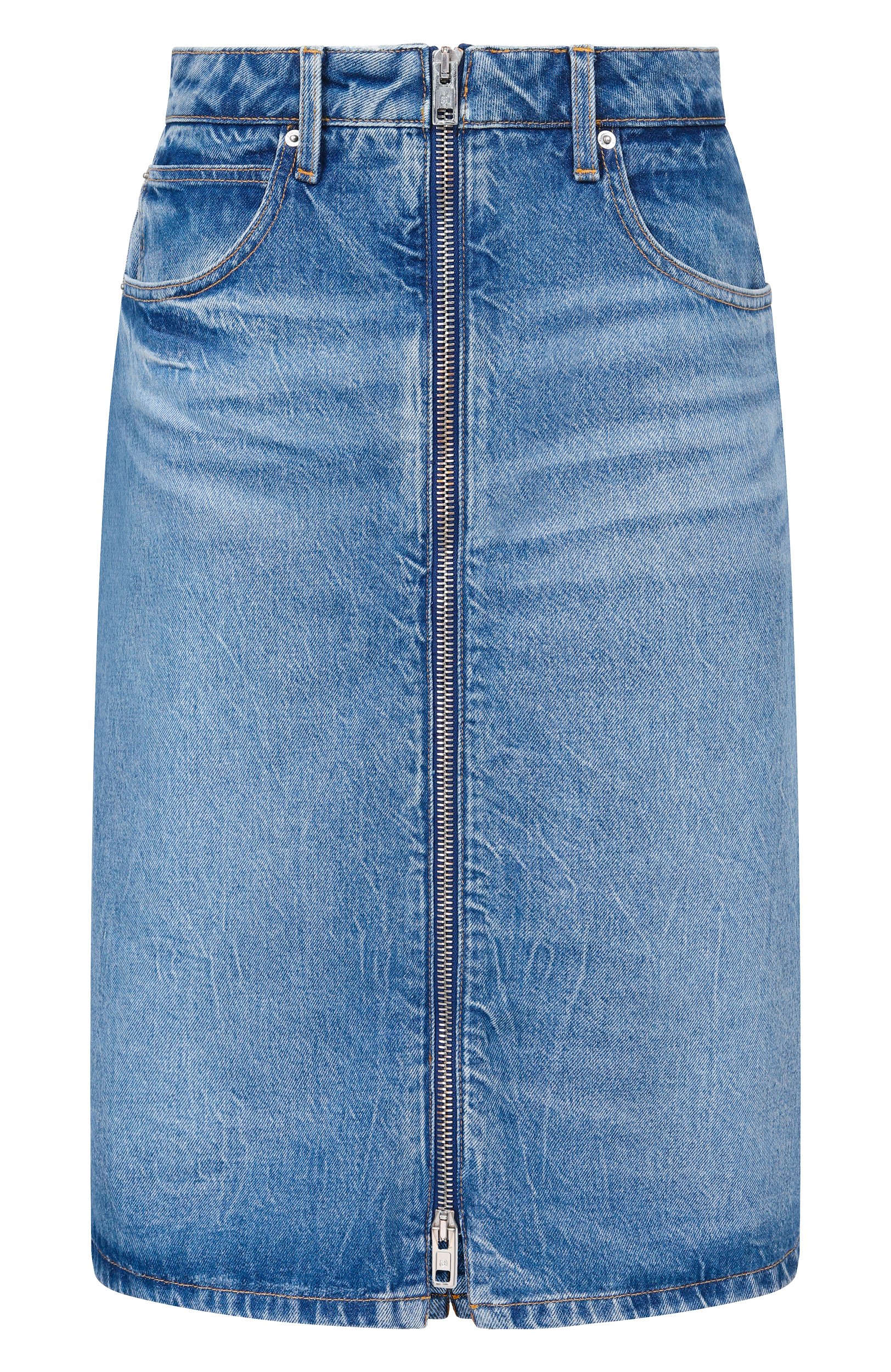 Джинсовая юбка-шорты ALEXANDER WANG, арт. 4DC3265127, фото 1