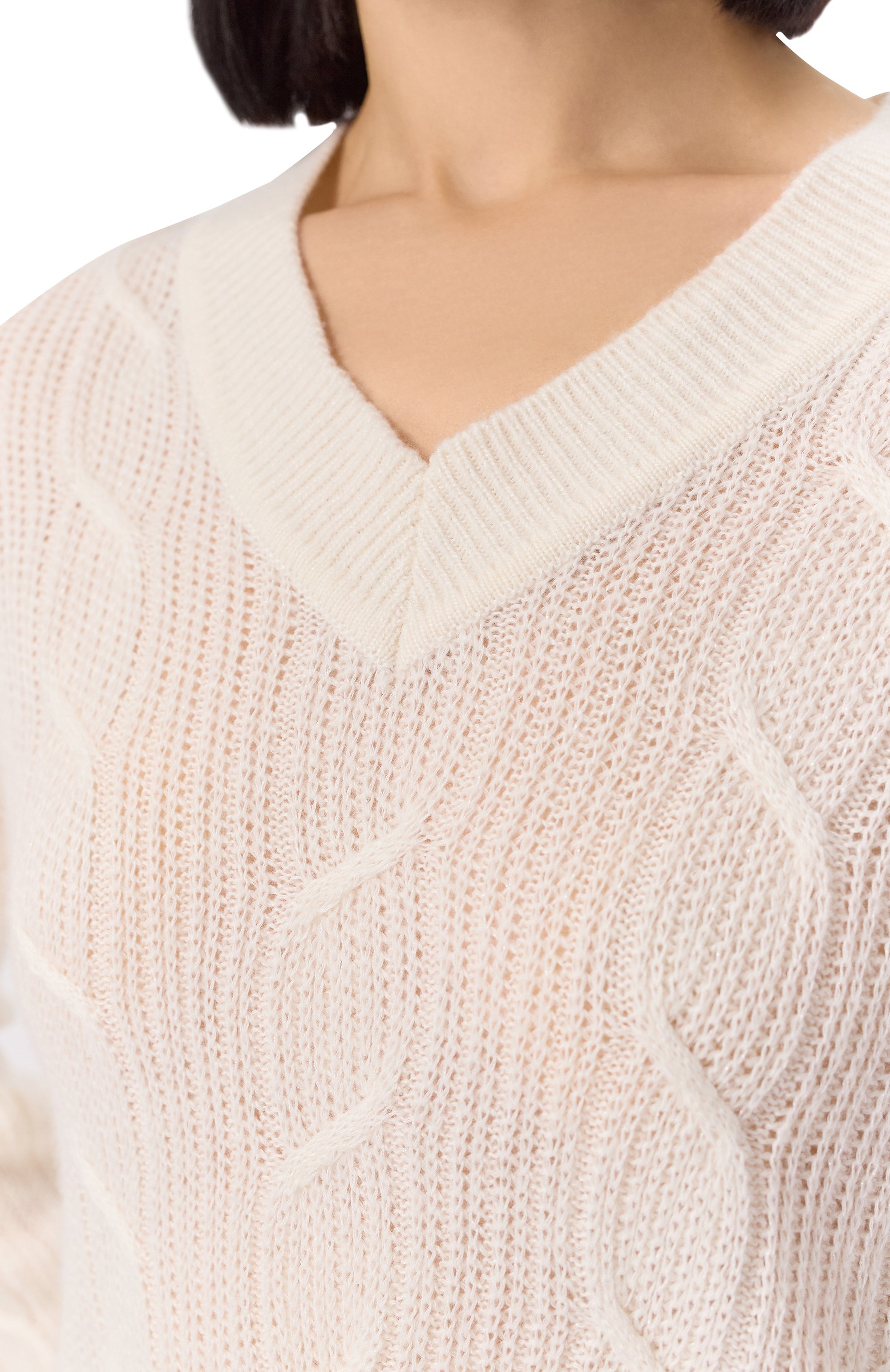 Пуловер из кашемира и шелка KITON, арт. D5973401, фото 5