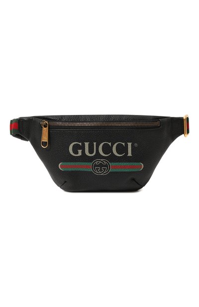 Кожаная поясная сумка gucci print small GUCCI, арт. 527792 0GCCT, фото 1