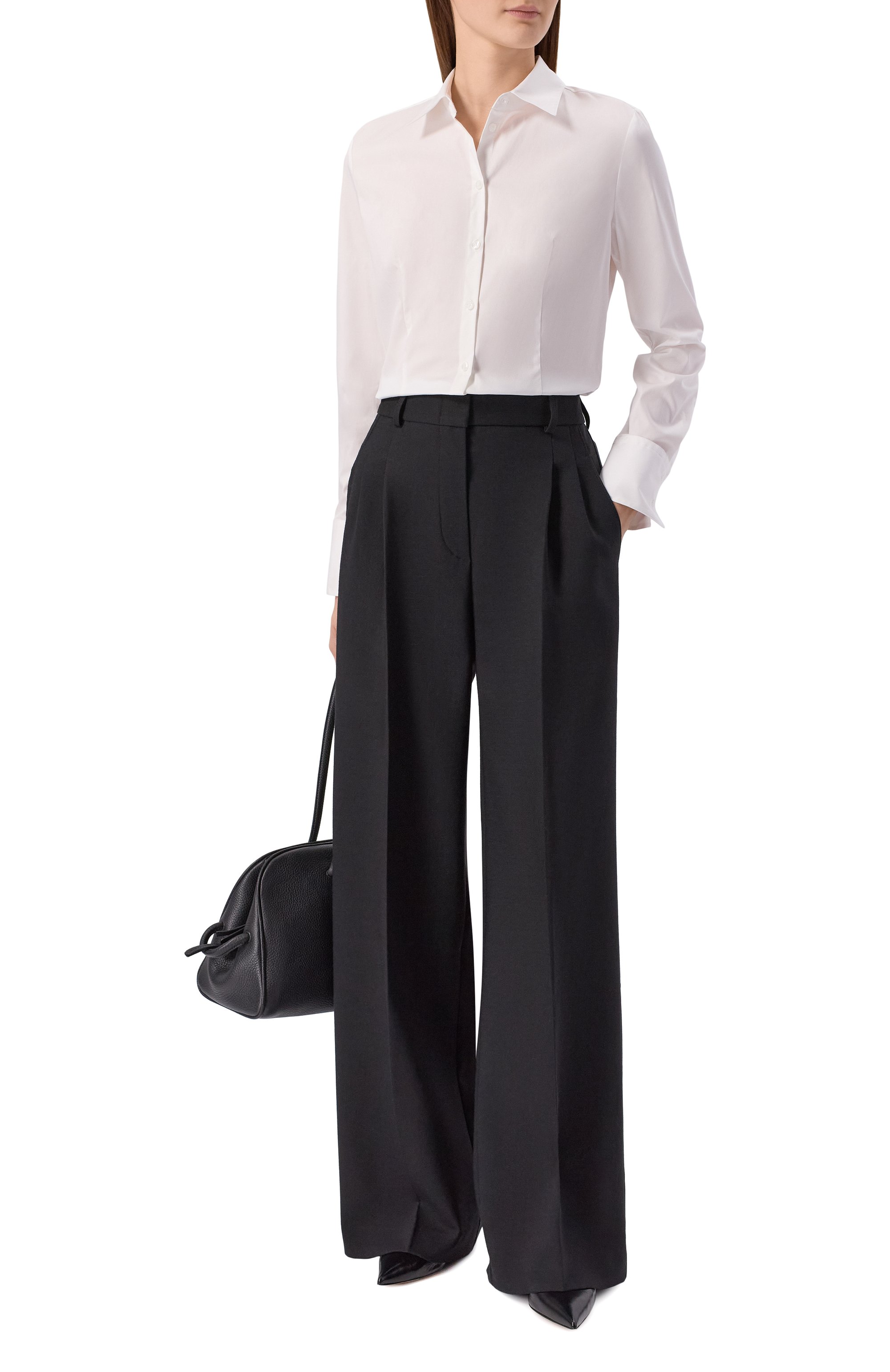 Хлопковая рубашка HUGO белого цвета по цене 11300 руб., арт. 50554568, фото 2 Хлопковая рубашка HUGO, арт. 50554568, фото 2