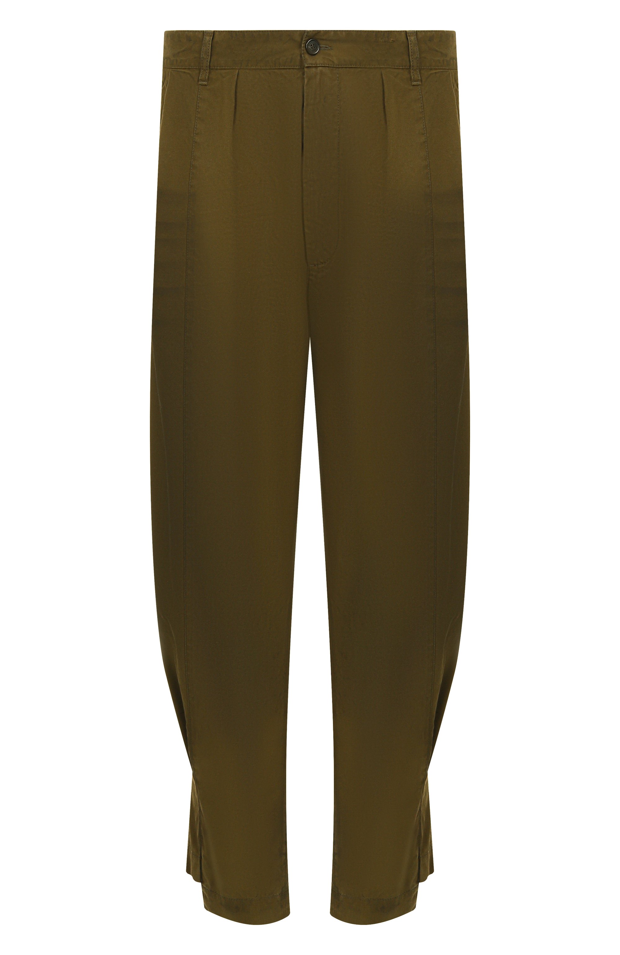 Хлопковые брюки DSQUARED2 хаки цвета по цене 79500 руб., арт. S74KB1063/S41794, фото 1 Хлопковые брюки DSQUARED2, арт. S74KB1063/S41794, фото 1